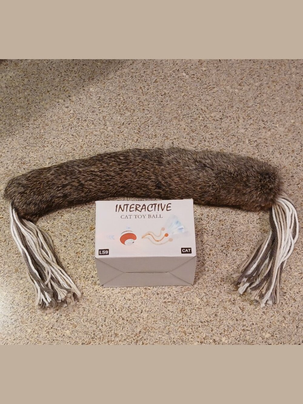 Cat Toy Bundle: Jkanti Interactive Ball & Rabbit Fur Catnip Kicker (NWT)